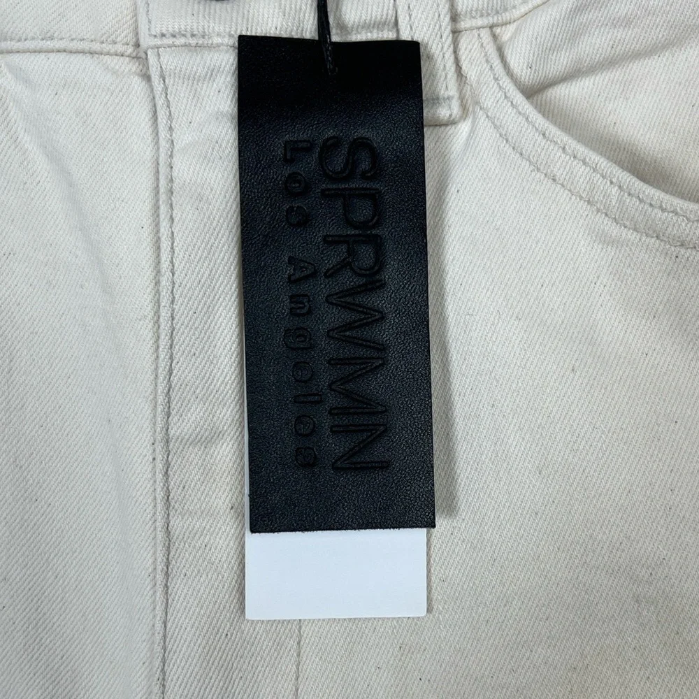 NWT SPRWMN x Revolve Micro Flare Denim Jeans - Picture 5 of 11